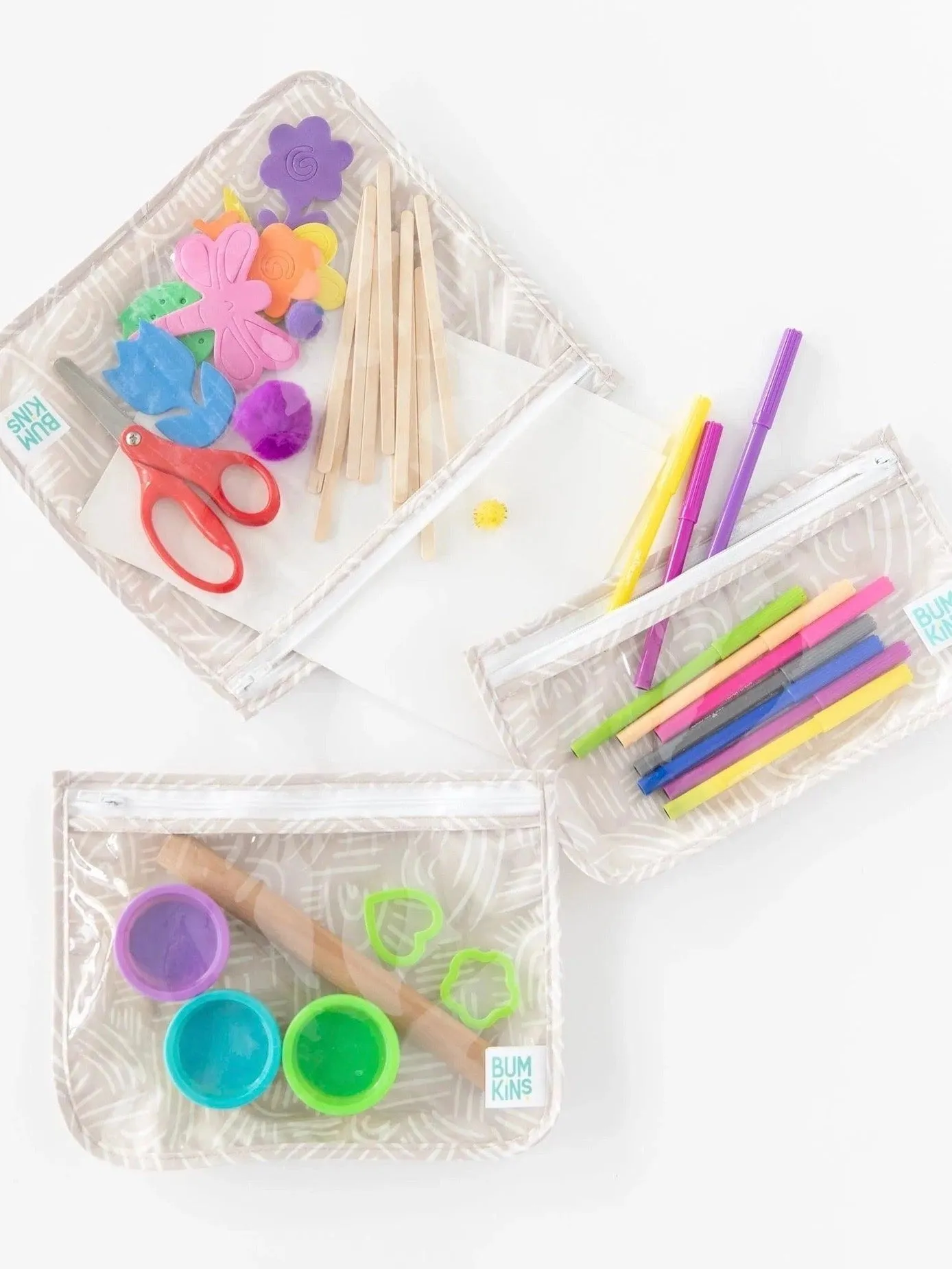 Clear Travel Bag 3-Pack