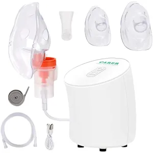 Compressor Nebulizer Machine with Mouthpiece and Mask for Adults and Children