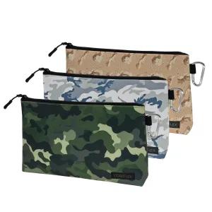 Coreflex 3pack Camouflage premium Tool Pouch Zipper Bag, Multipurpose Storage pouch.