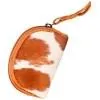 Cowhide Coin Purse - Tan