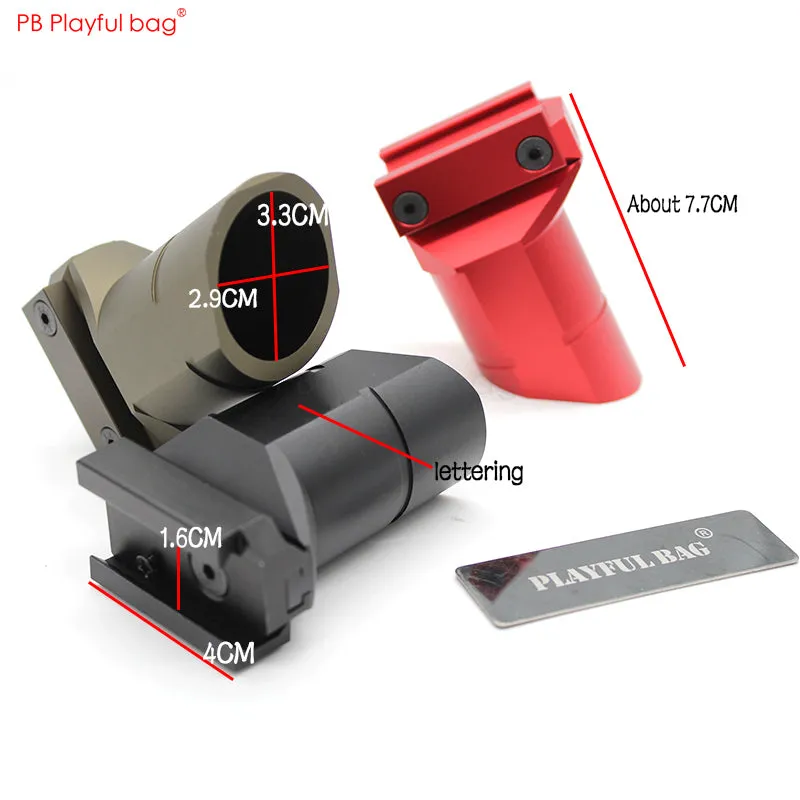 Creative Playful bag CS DIY tactics hobby intimate pk-6 grip jinming8 jm9 M4 slant grip upgrade material gel ball gun LD46