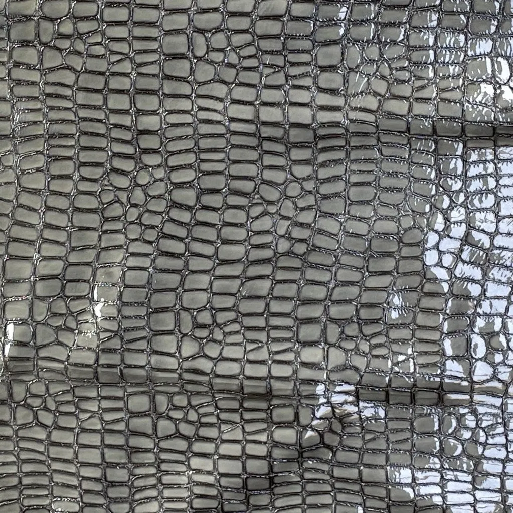 Crocodile Print Cow Side | Green | 1.2mm | 16 sq.ft | $140 ea.
