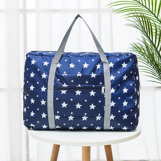 Cyflymder Nylon Foldable Travel Bags WaterProof Large Capacity Bag Luggage Women Clothing Organizer Unisex Handbags Men Travel Bags