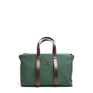 DARK GREEN CANVAS WEEKEND BAG