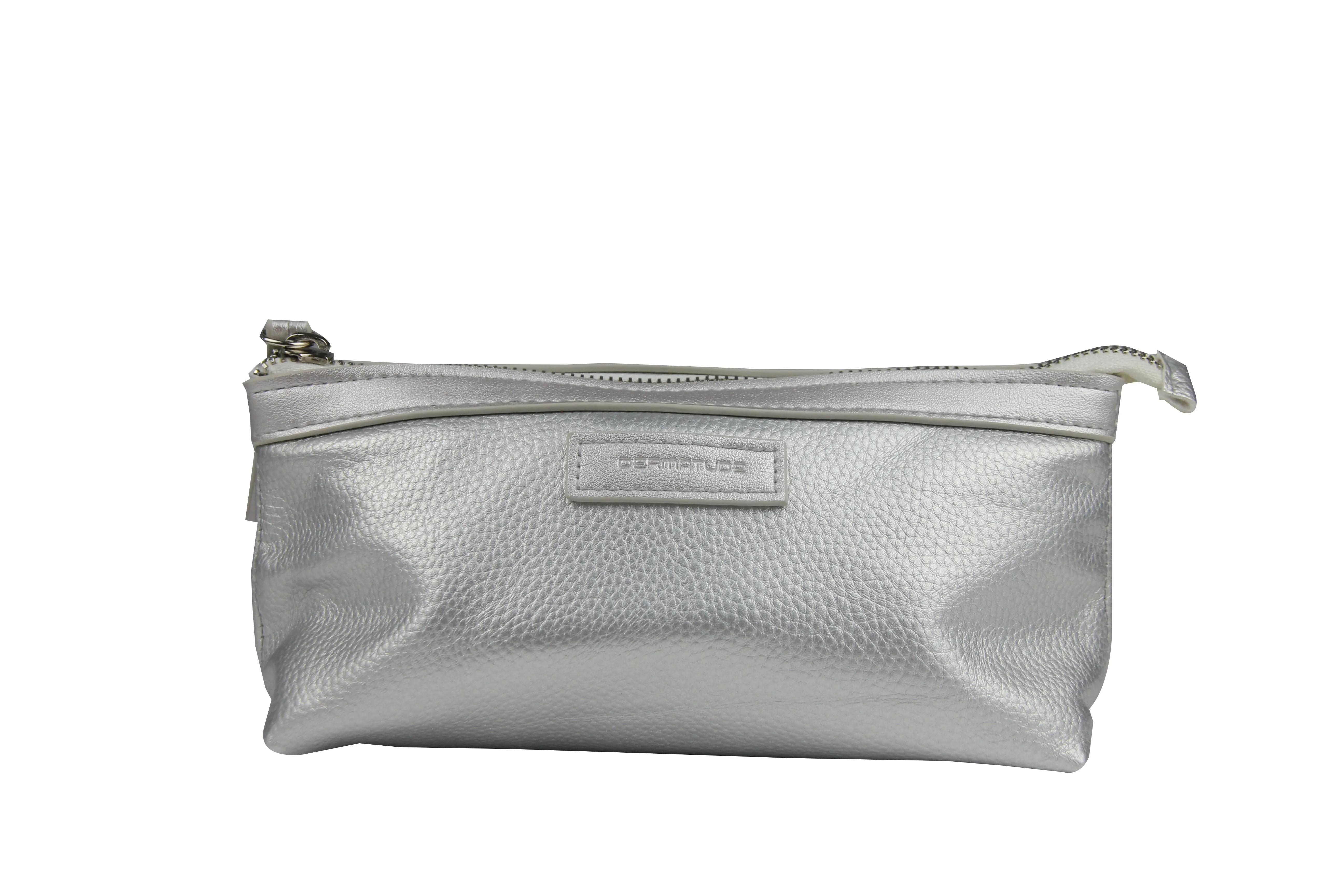 Dermatude Silver Cosmetic Bag