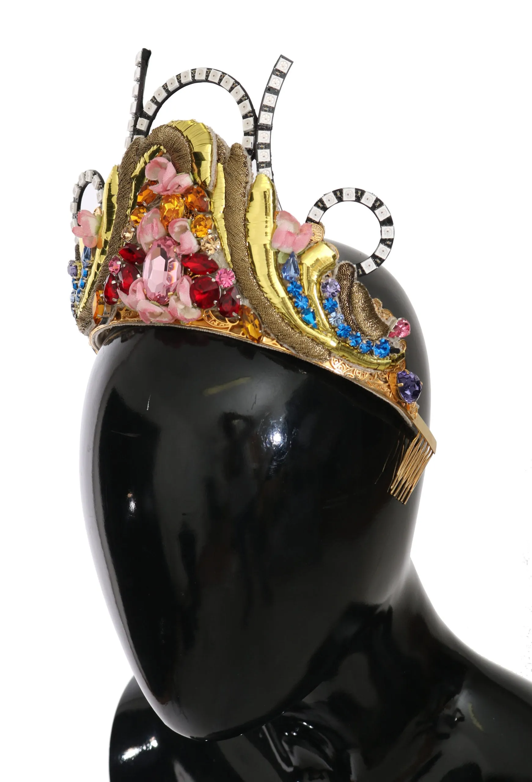 Diadem Crystal LED Light Runway Catwalk Crown Headband