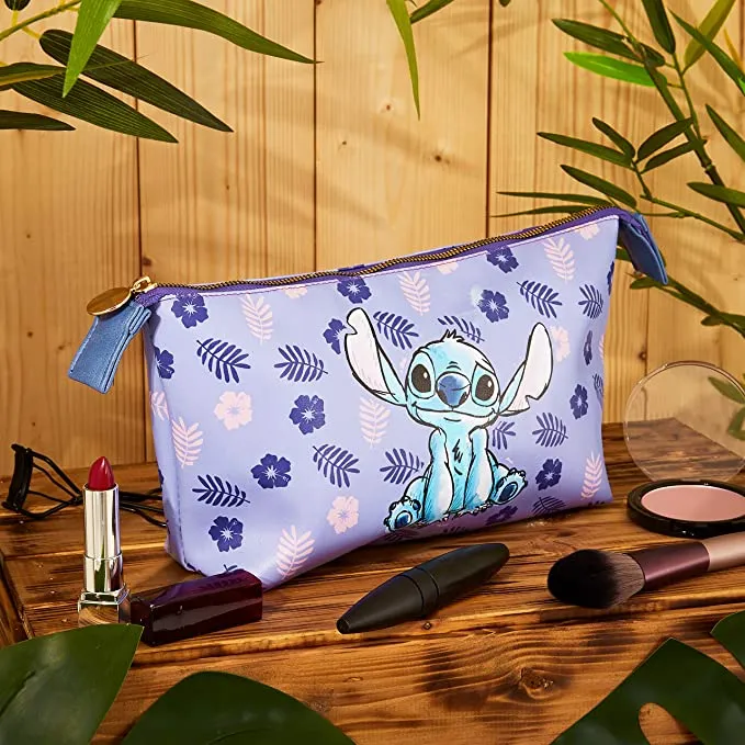 Disney Women's Toiletry Bag - Stitch Cosmetic Bag