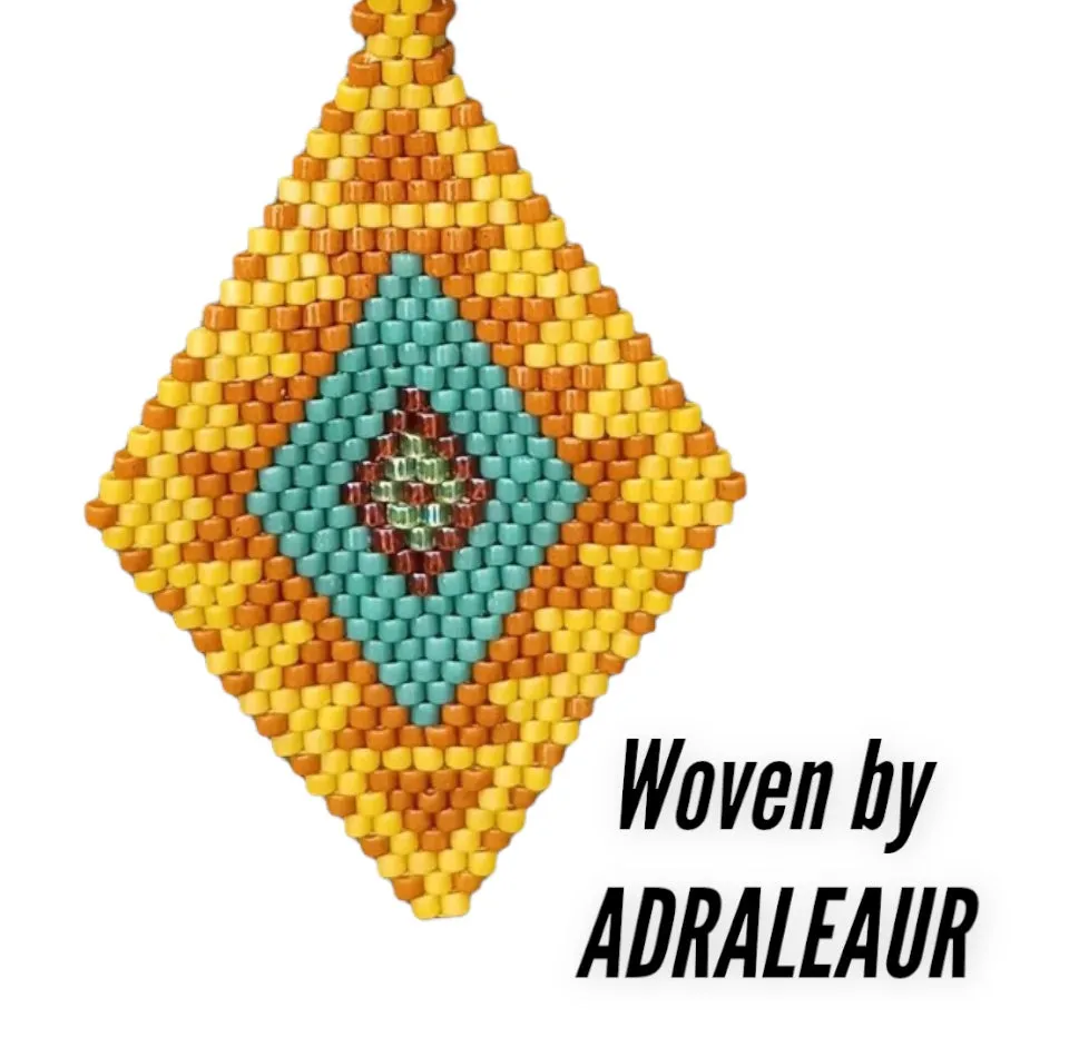 DIY Pattern - Bague & Pendentif CHEKEERO LOSANGE