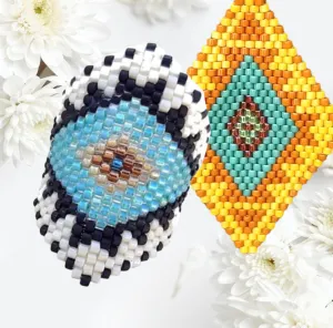DIY Pattern - Bague & Pendentif CHEKEERO LOSANGE