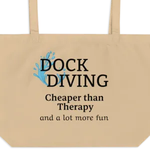Dock Diving Cheaper than Therapy X-Large Tote/Shopping Bag
