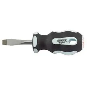 Draper Plain Slot Soft Grip Screwdrivers, 6.5 X 38Mm Dr-34977