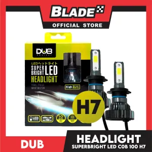 Dub Super Bright LED Auto Headlight H7 2600LM 12V Headlight Lamps, Halogen Lamps