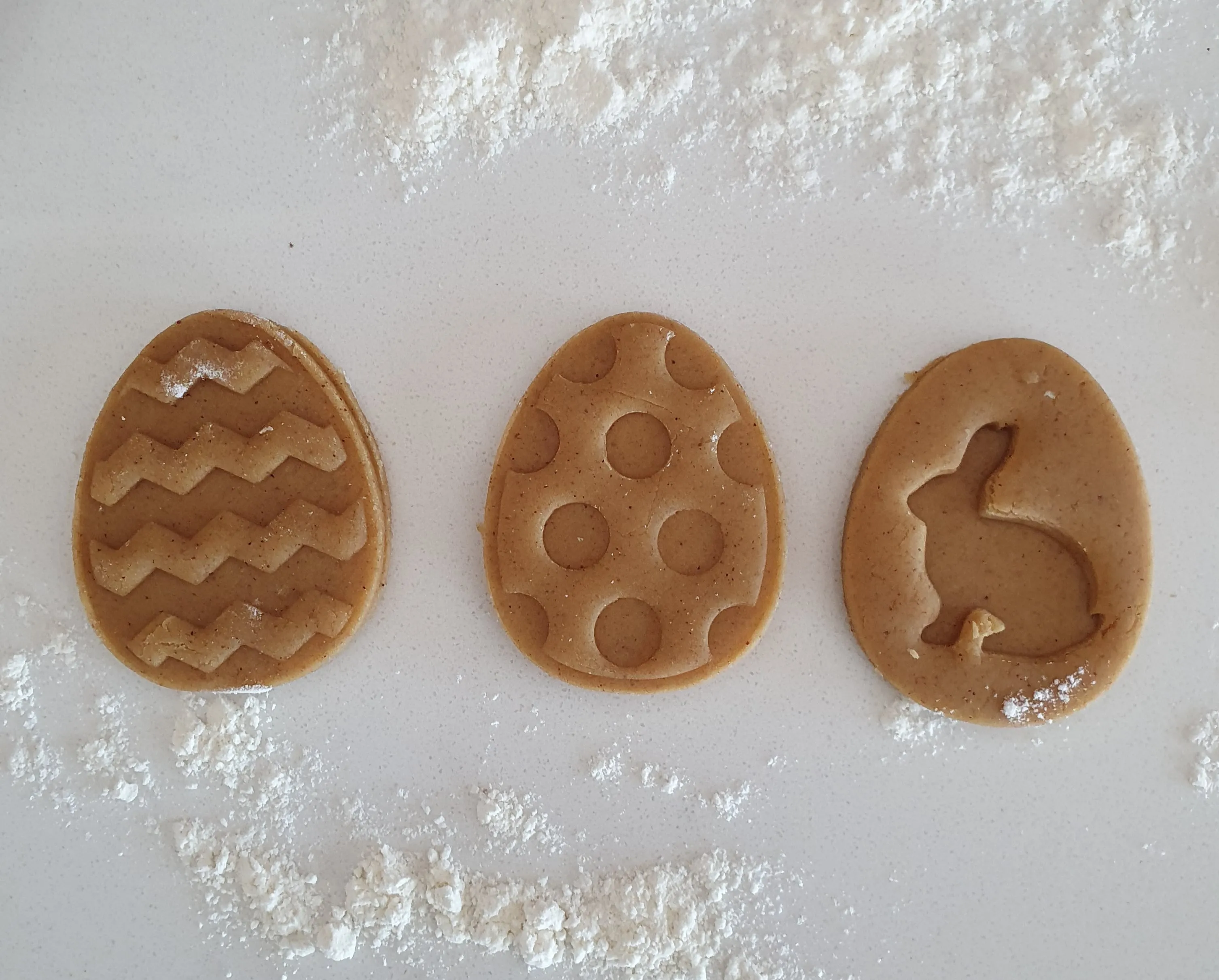Easter Egg Cookie Cutter and Embosser Set 4 Pieces