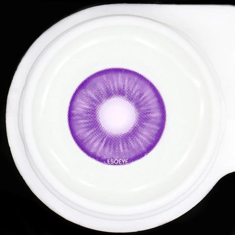 Electric Blink Violet Colored Contact Lenses Yearly
