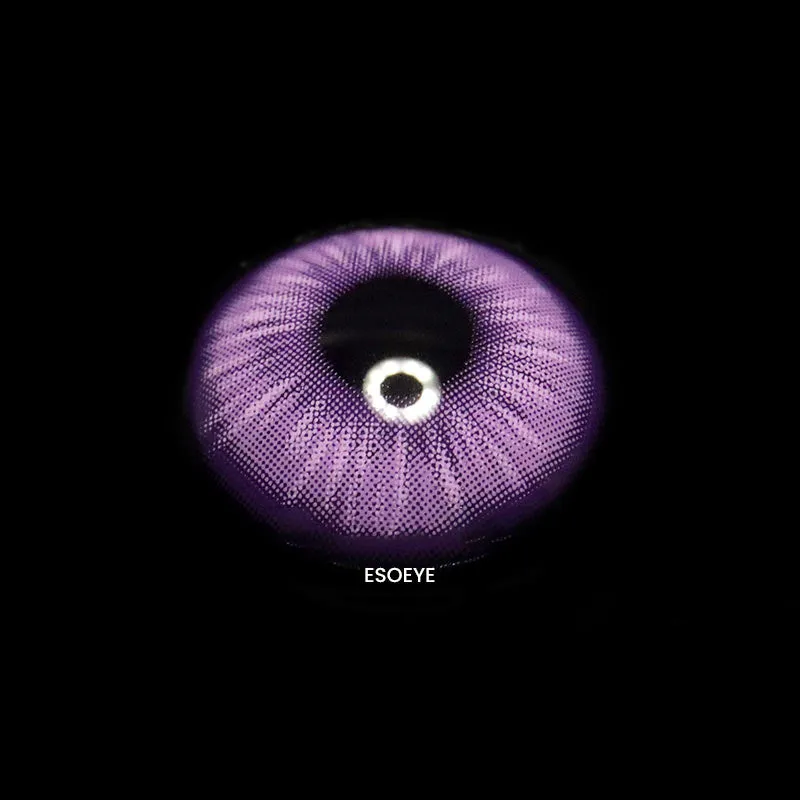 Electric Blink Violet Colored Contact Lenses Yearly