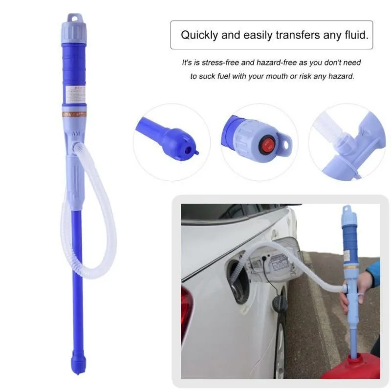 Electric Liquid Transfer Pump Car Vehicle Fuel Gas Suction