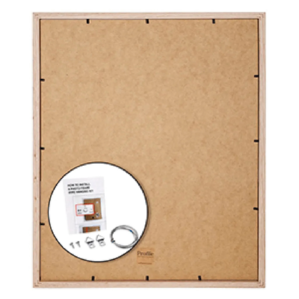 Elegant Stone Ash Timber A4 Picture Frame