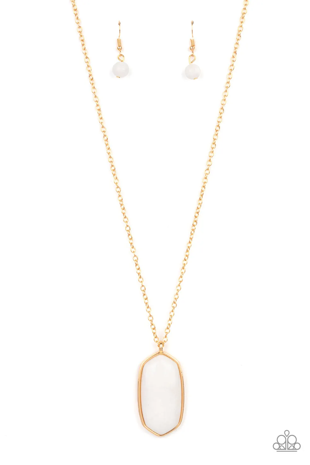 Elemental Elegance - White Necklace
