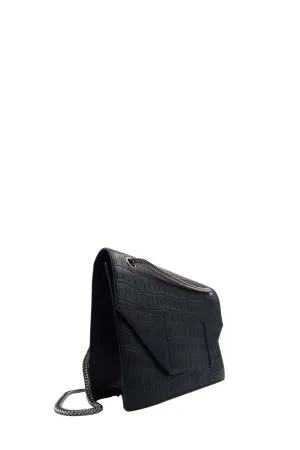 Embossed Betty Bag Black