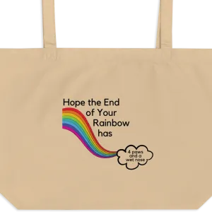 End of Your Rainbow with Cloud X-Large Tote/ Shopping Bags