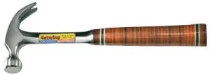 Estwing Claw Hammer, Steel Head, Straight Steel Handle, 11 in, 1.31 lb, E12C
