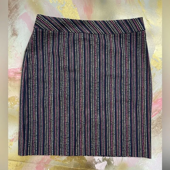 Etcetera multicolor polka dots twill mini skirt 8