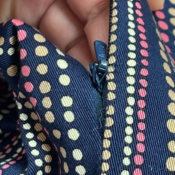 Etcetera multicolor polka dots twill mini skirt 8