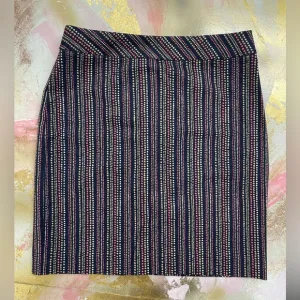 Etcetera multicolor polka dots twill mini skirt 8
