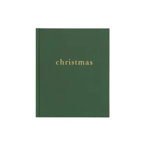 Family Christmas Book Forest Green