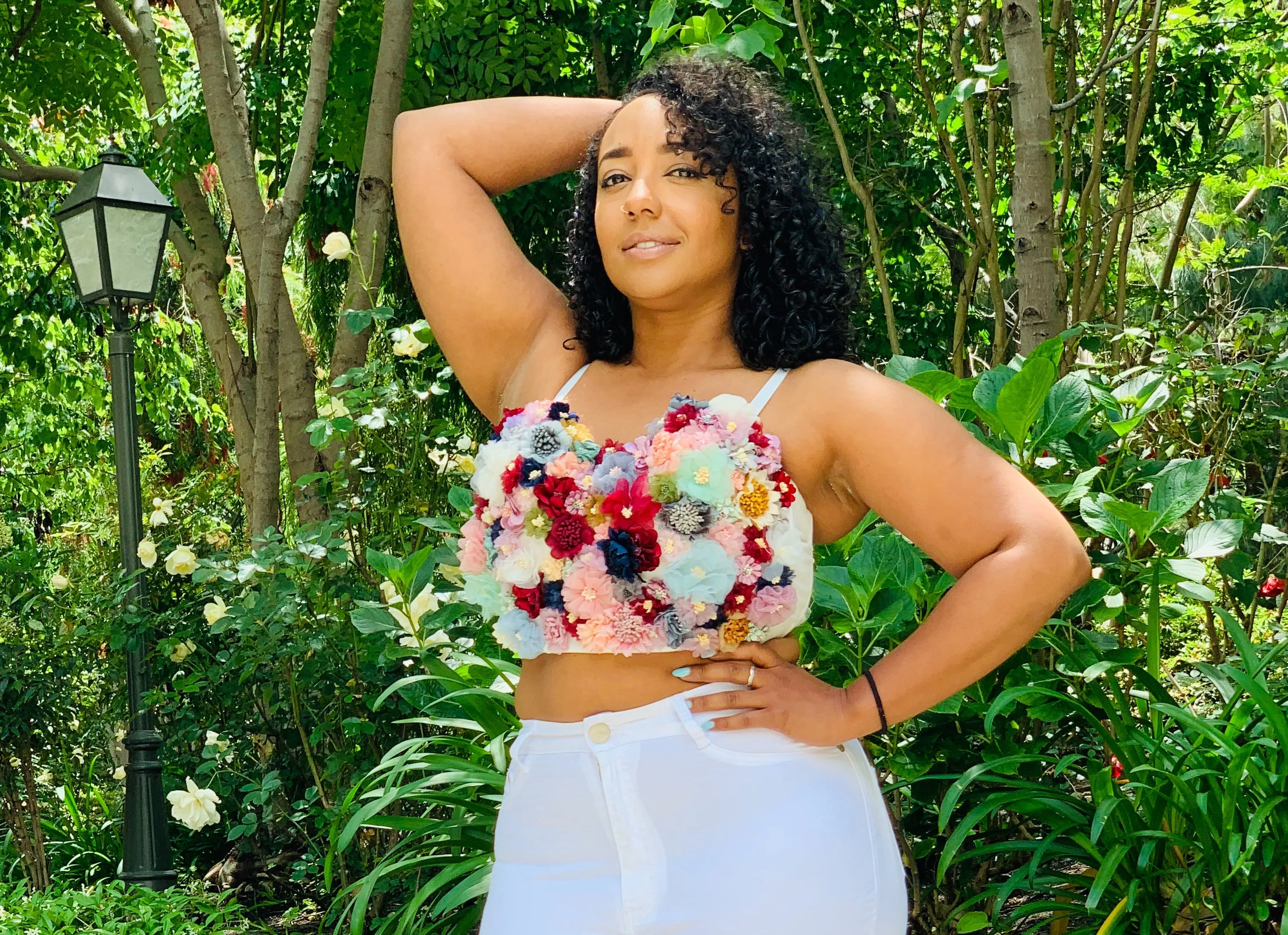 Fancy in Floral Bustier