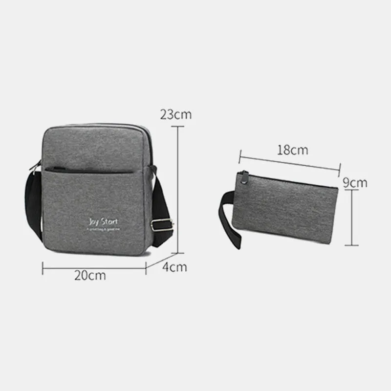 Fashion Casual Laptop Bag Backpack Crossbody Bag Clutch Bag 3pcs. Set Bag