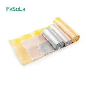 FaSoLa Metallic Breakpoint Garbage Bags - 45x50cm, 3 Rolls