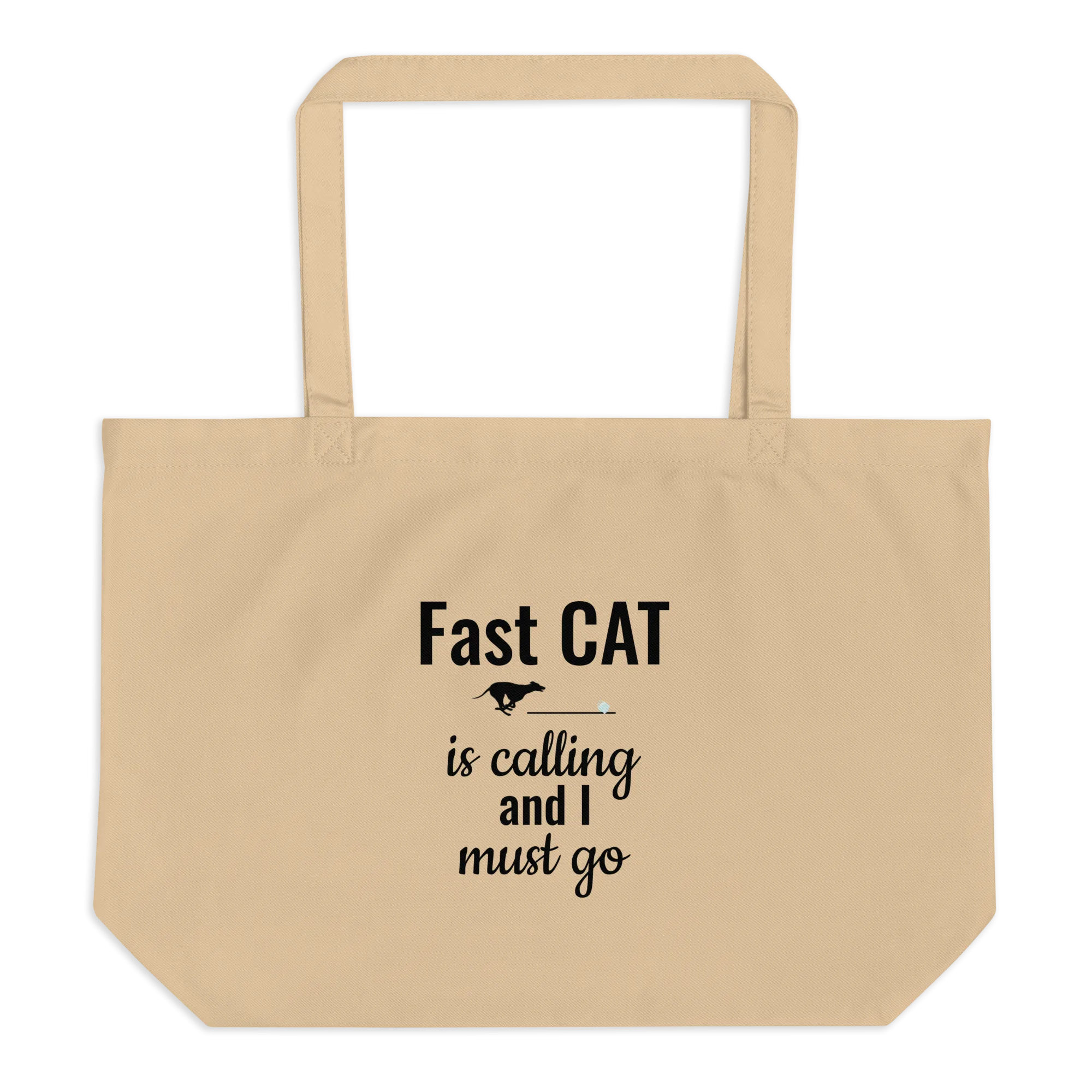 Fast CAT is Calling X-Large Tote/ Shopping Bags