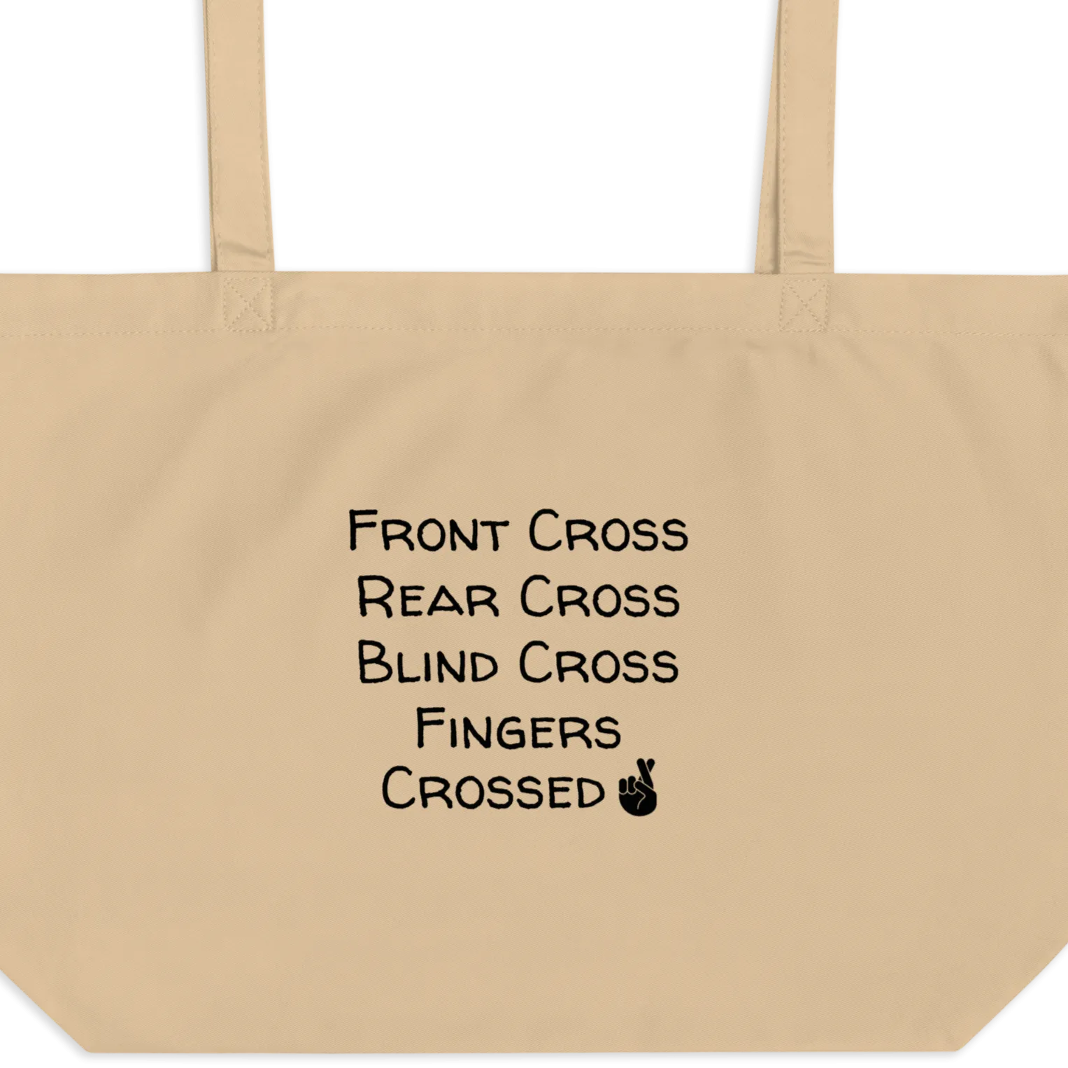 Fingers Crossed Agility X-Large Tote Bag