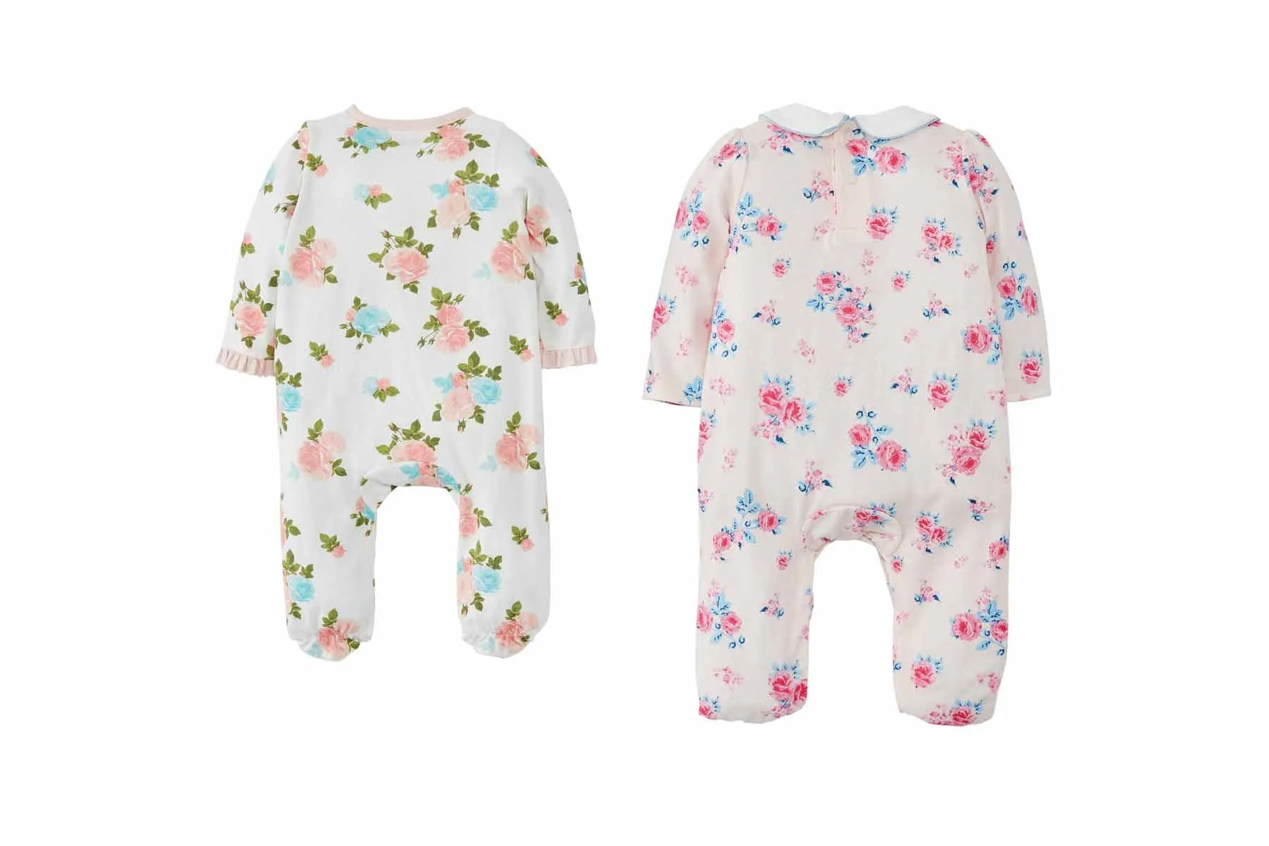 Floral Sleepers Watch Me Grow Gift Set