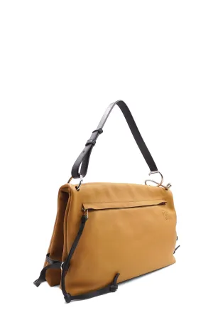 Foldover Double Flap Messenger Bag