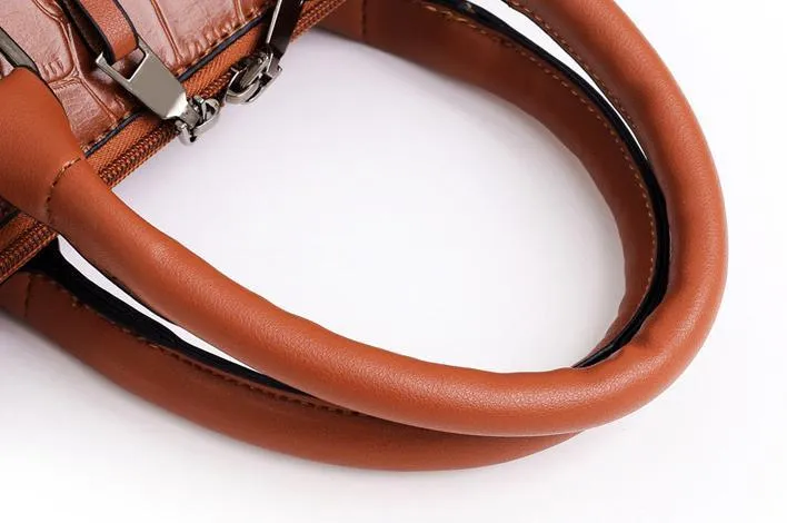 FRANCESCA | 4-PIECE LEATHER BAG SET