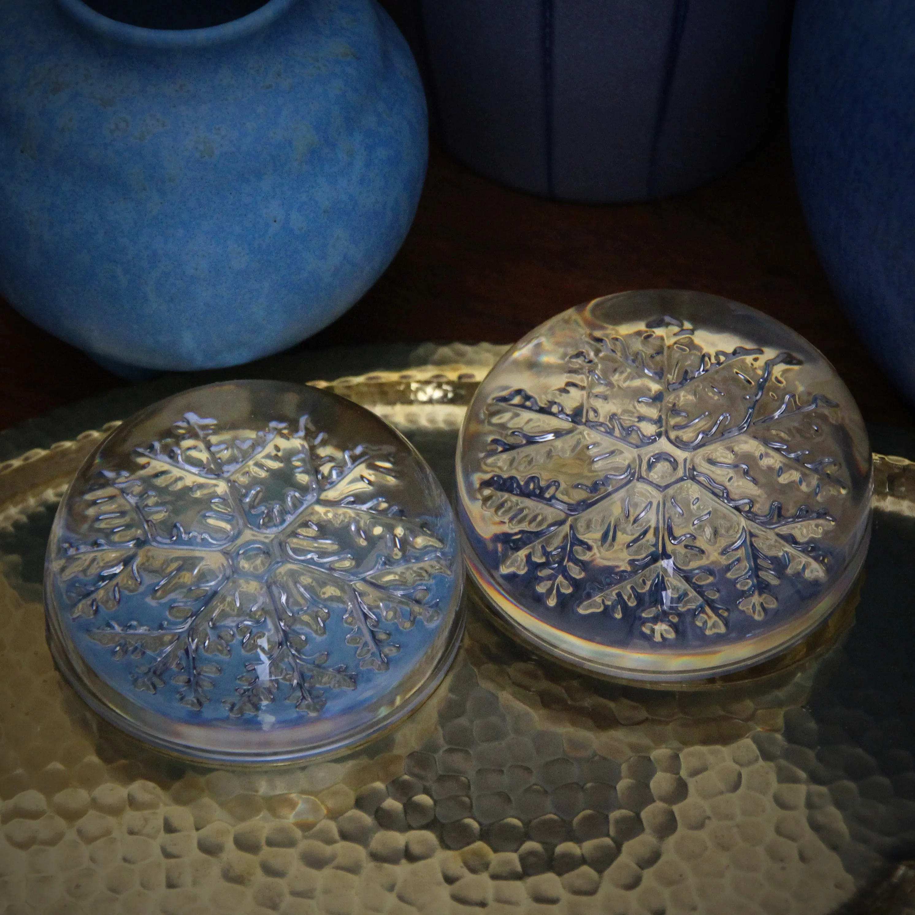 French "Snowflake" Paperweight