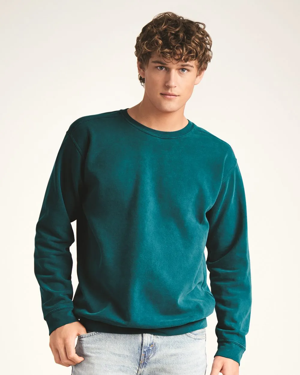 Garment-Dyed Sweatshirt