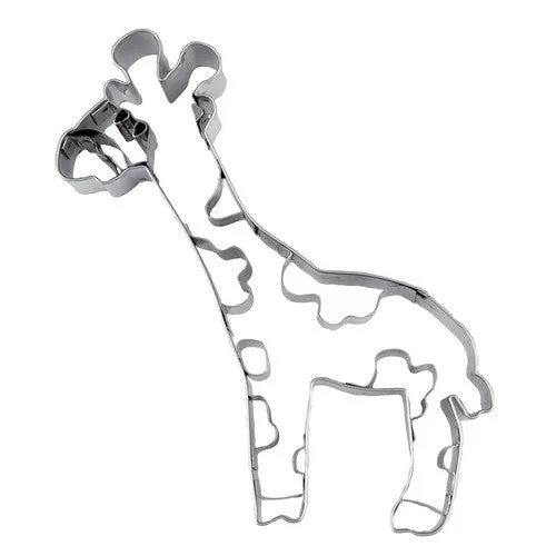 Giraffe Cookie Cutter with Embossed Detail