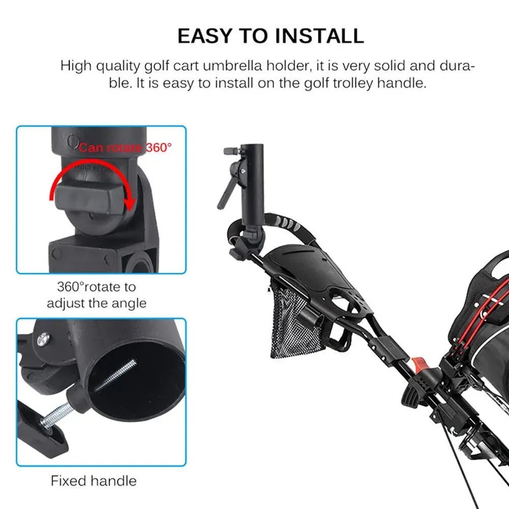 Golf Cart Trolley Umbrella Clamp