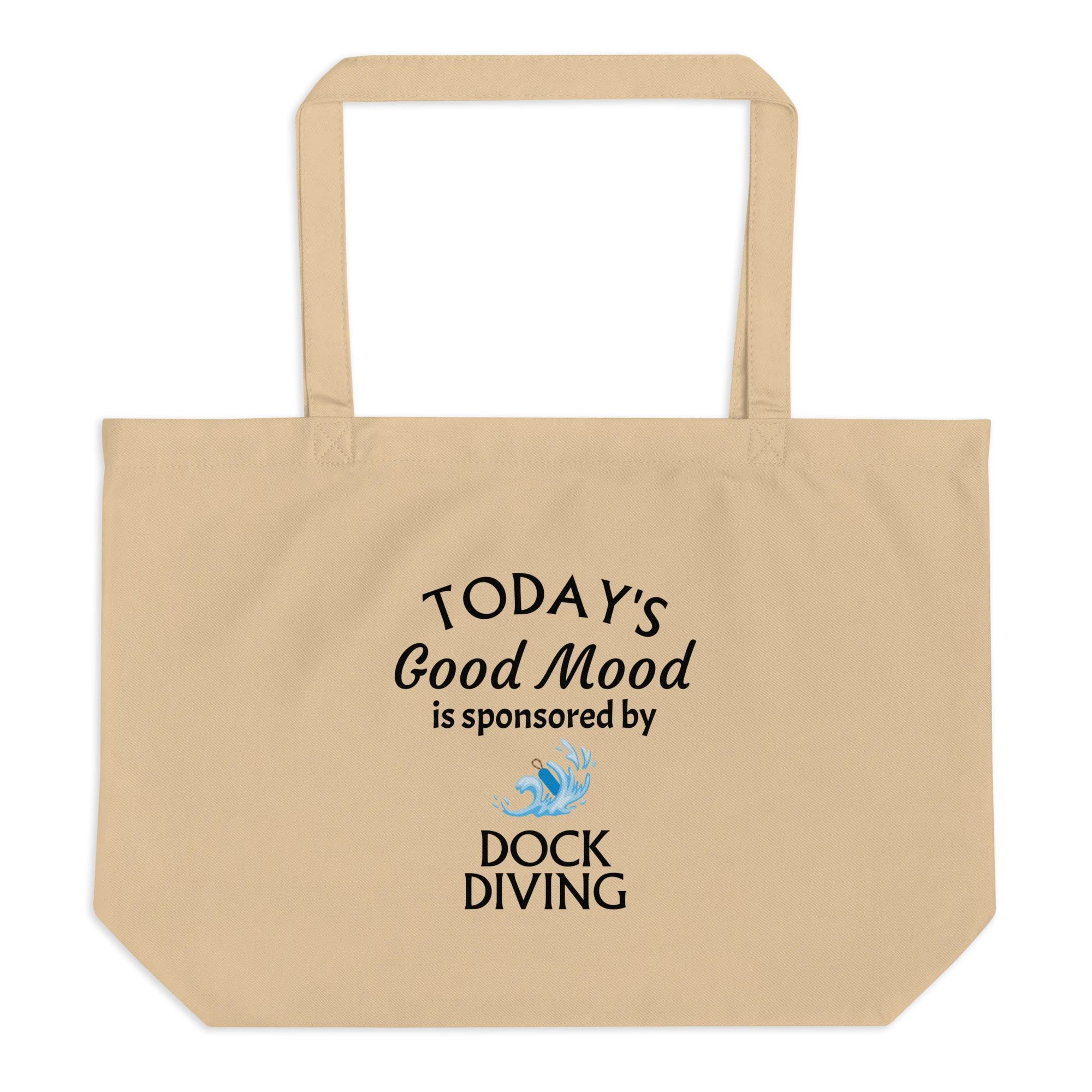 Good Mood by Dock Diving X-Large Tote/ Shopping Bags