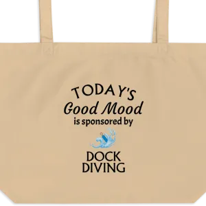 Good Mood by Dock Diving X-Large Tote/ Shopping Bags