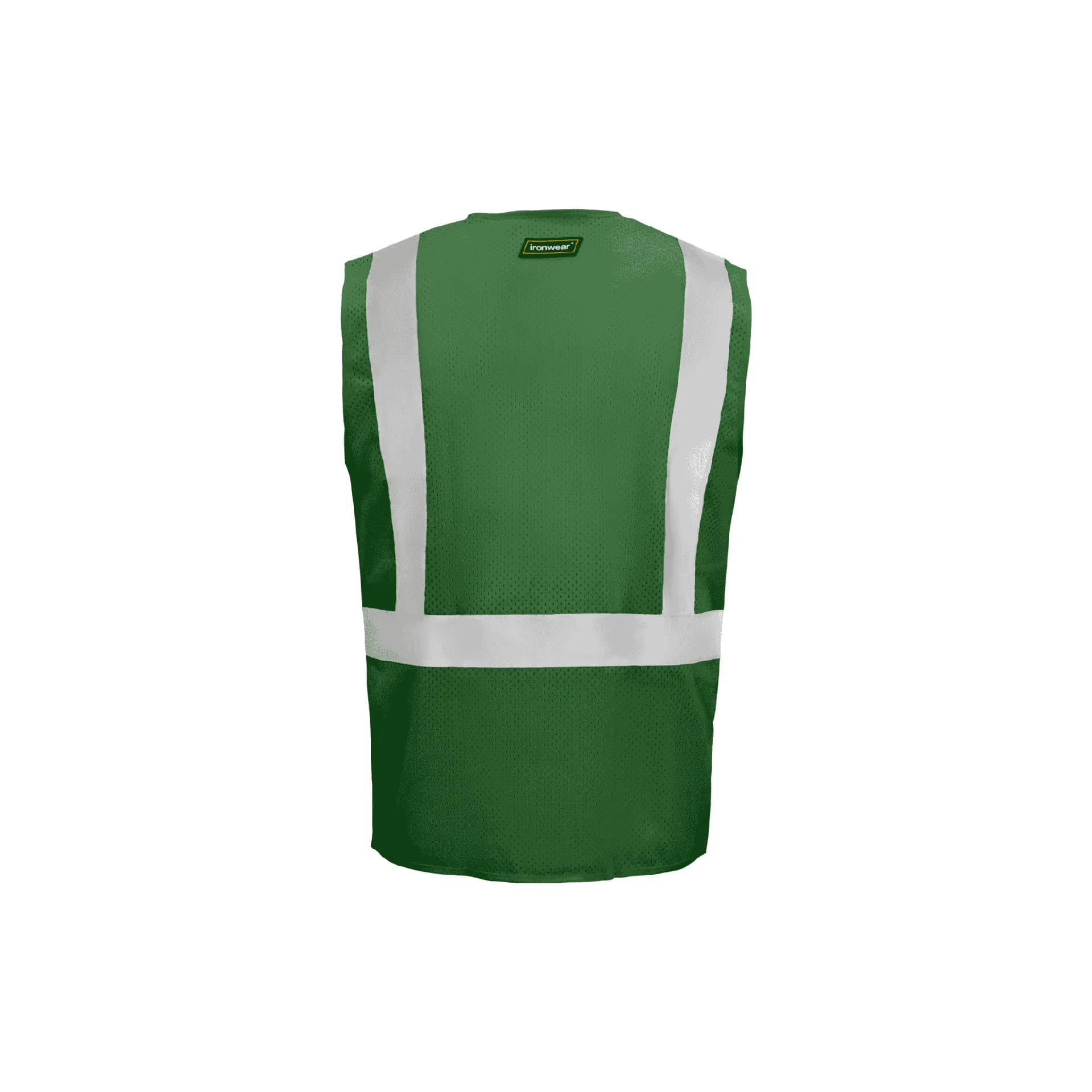 Green Economy Zipper Closure Vest