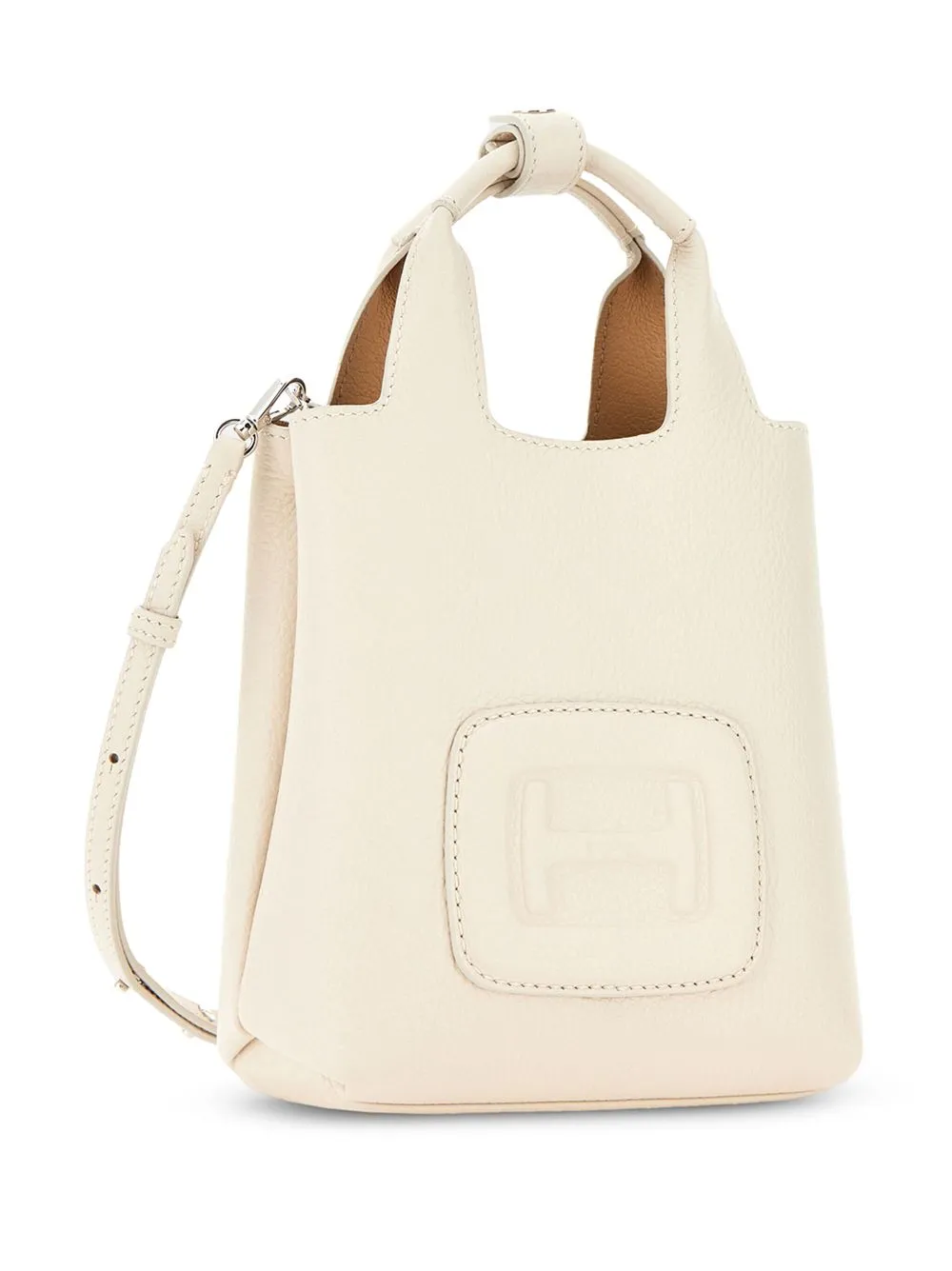 H-bag mini leather tote bag