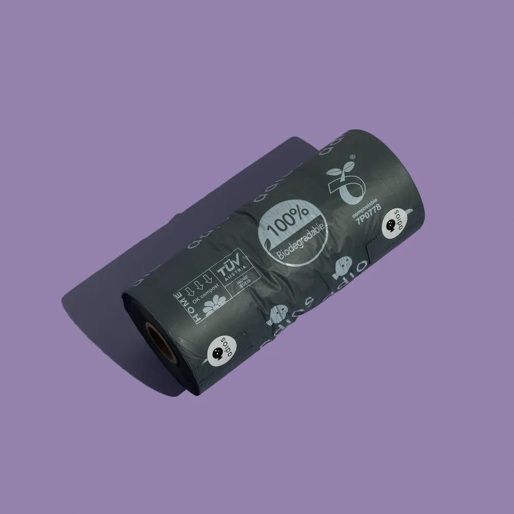 Handled bags on a single roll (Jumbo Roll) - 120 bags