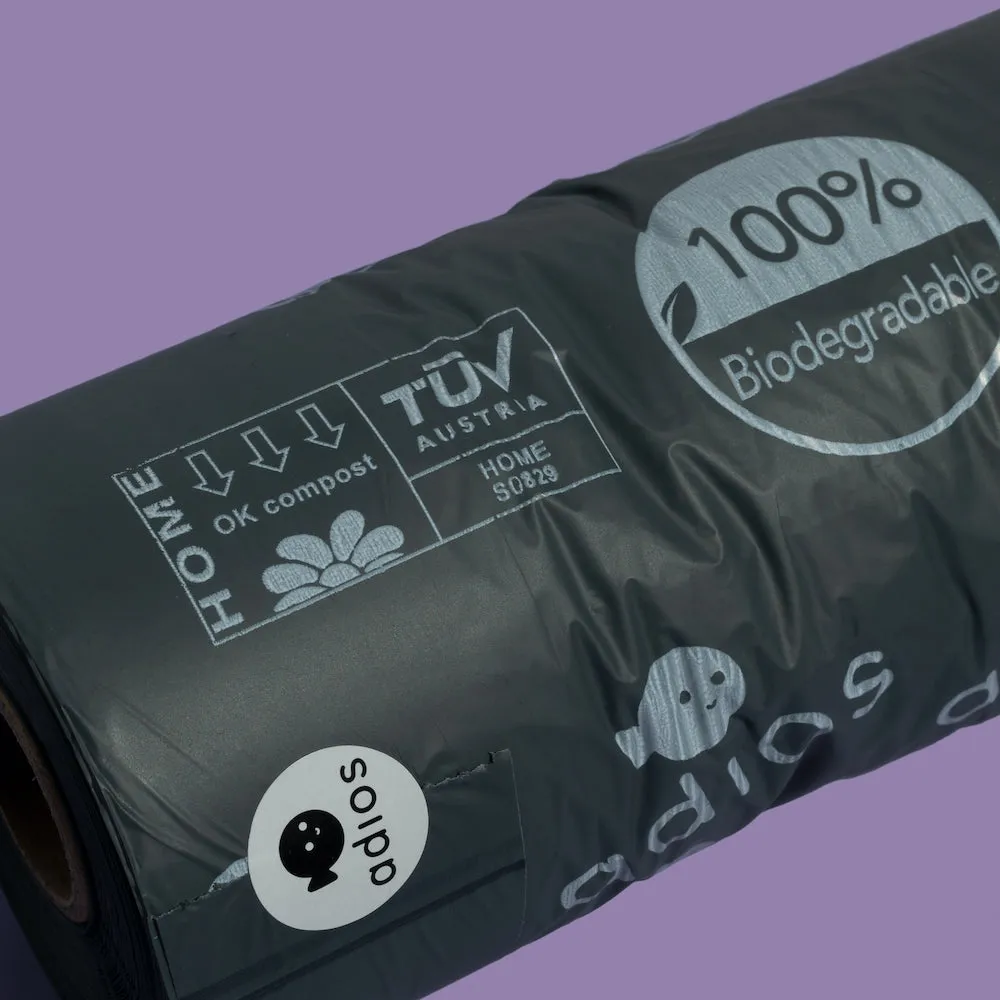 Handled bags on a single roll (Jumbo Roll) - 120 bags