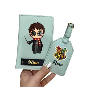 Harry Potter Passport cover and Bag Tag Combo