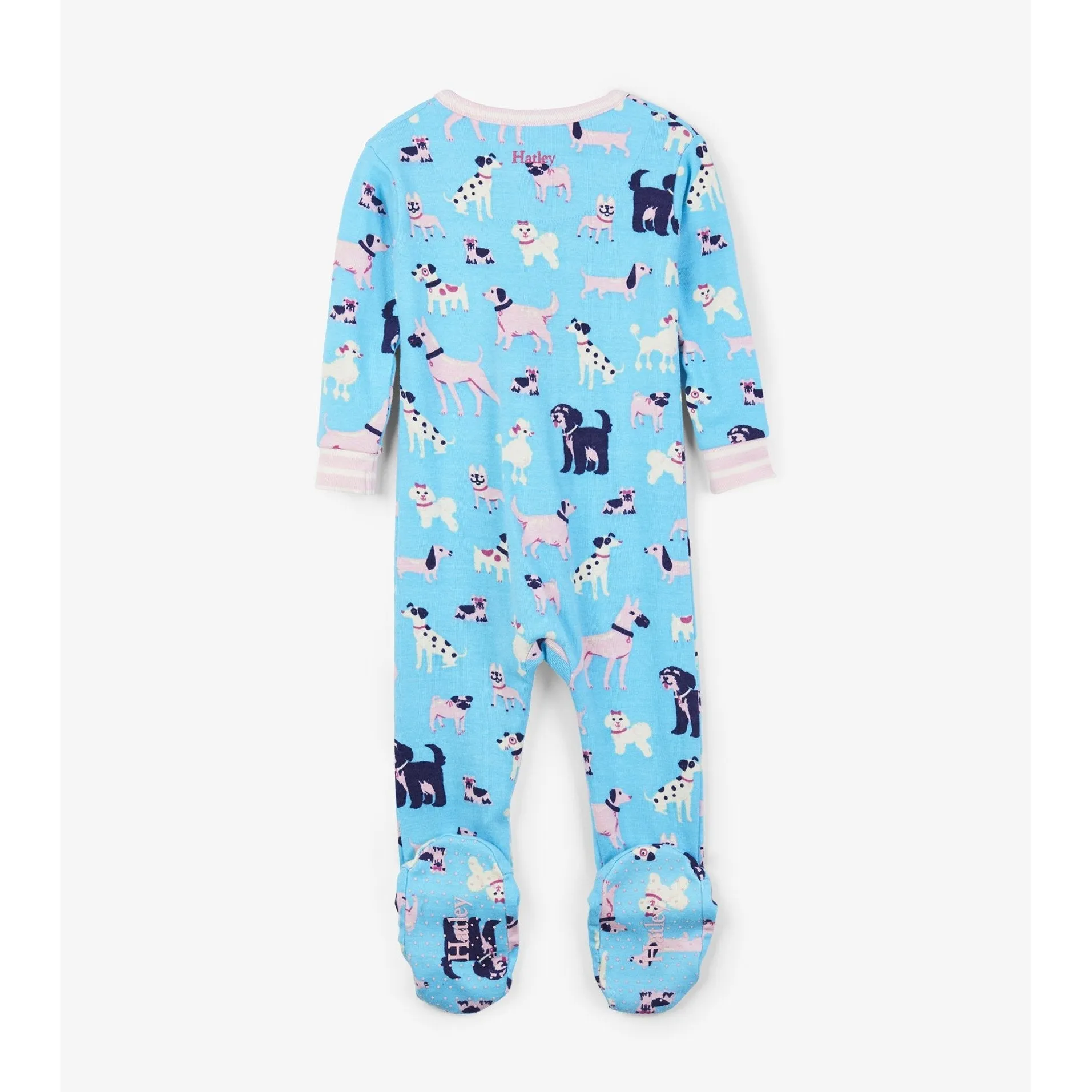 Hatley Organic Footed Coverall - Playful Pooches