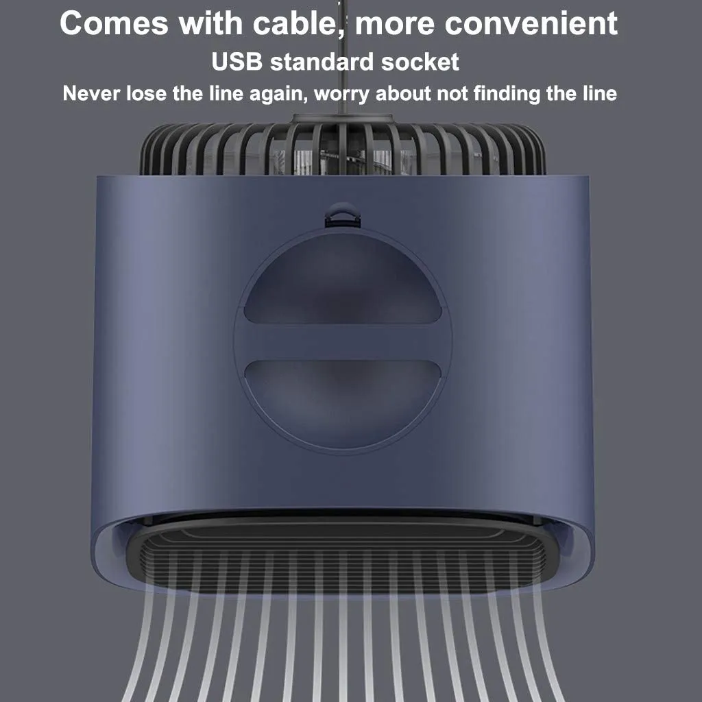 Homlly Portable Air Cooler Night Lamp Fan